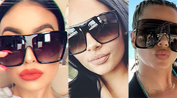 Buy the Oversized Designer Inspired Square Sunglasses Trend